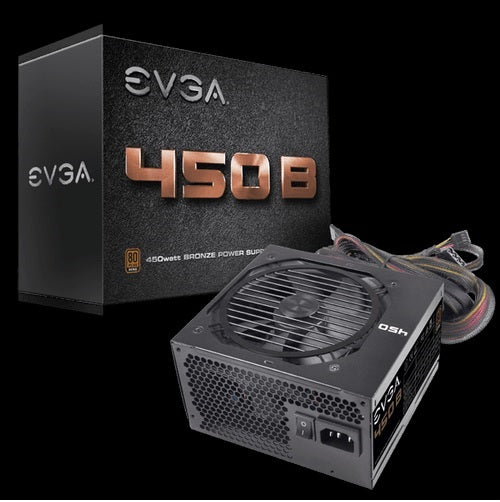 EVGA 450 BV 450W 80+ BRONZE Power Supply - Used - Grade A EVGA 450 BV 450W 80+ BRONZE Power Supply - Used - Grade A